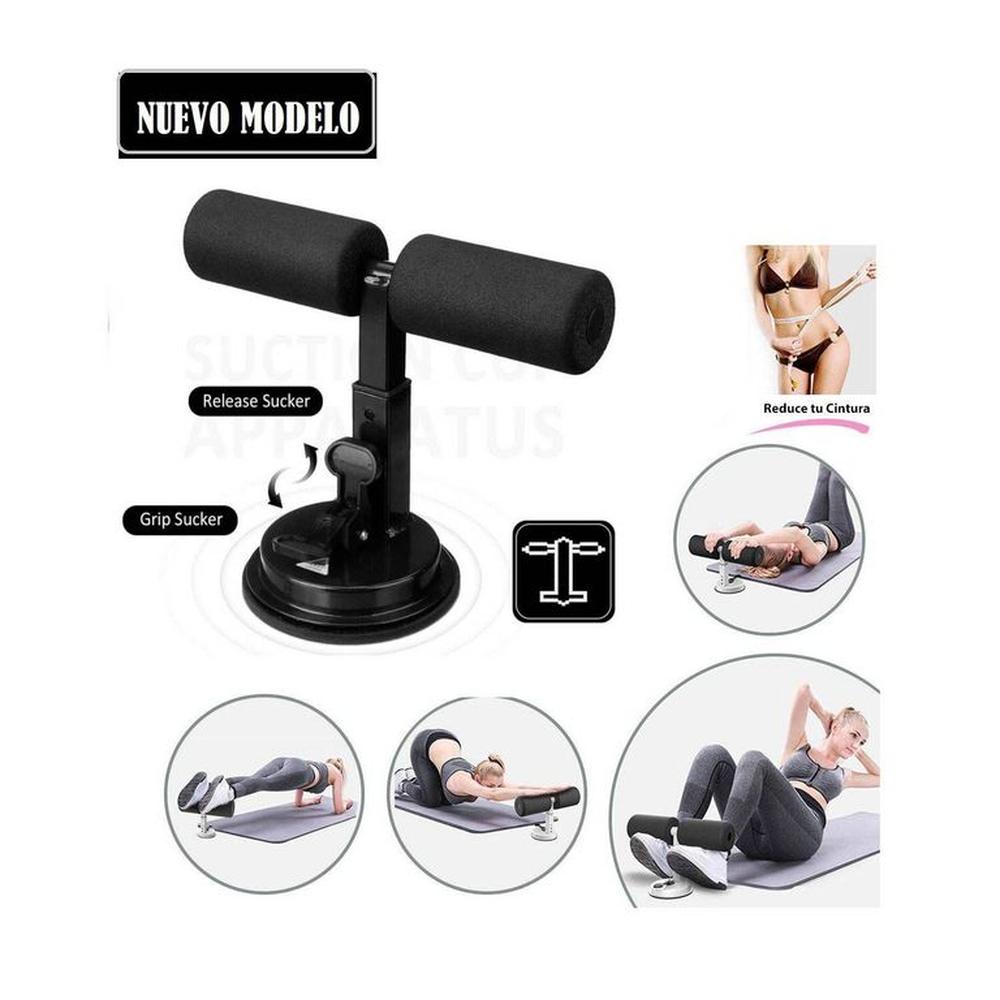 Soporte de succión para abdominales negro