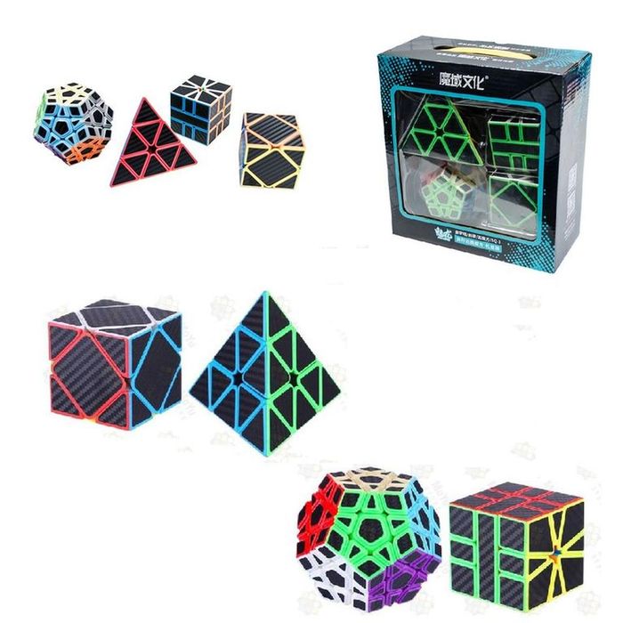 Set de Cubos Magicos Rubik Cubos Carbon Promart - Main Image
