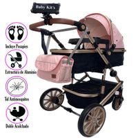 Coche Moisés Baby Kits Mila n II Edición 2023 Rosado
