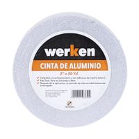 Cinta Aluminio Werken 2"" x 50 Yds