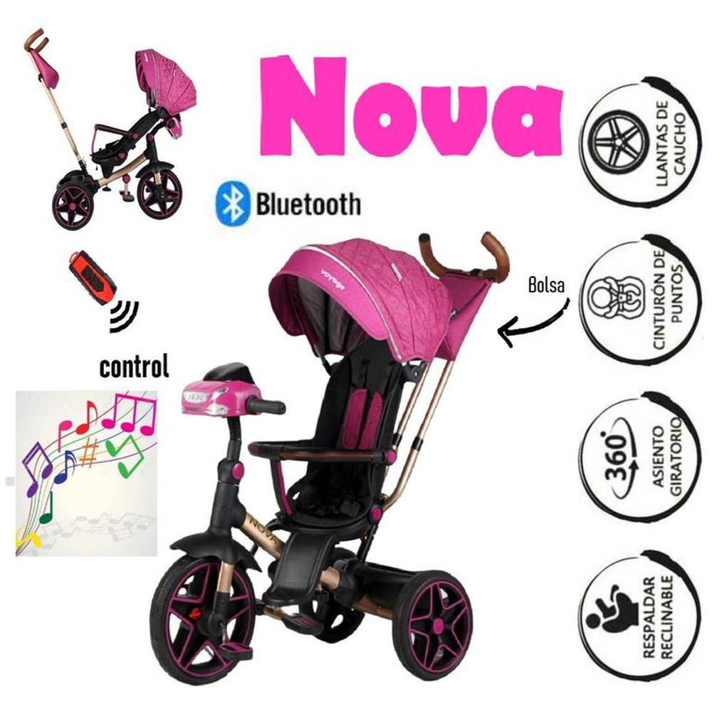 Triciclo 6en1 Nova Asiento Giratorio con Control Remoto-RSA