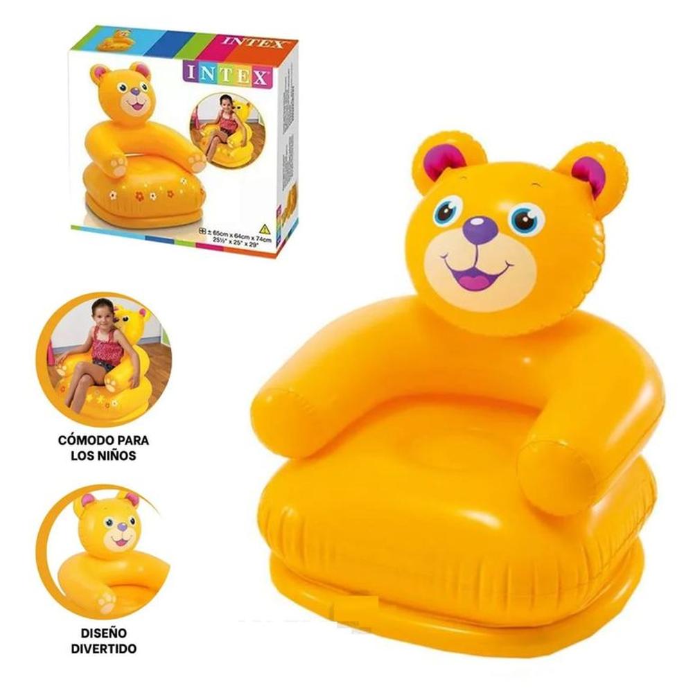 Sofa Inflable Modelo Oso 68x64x74