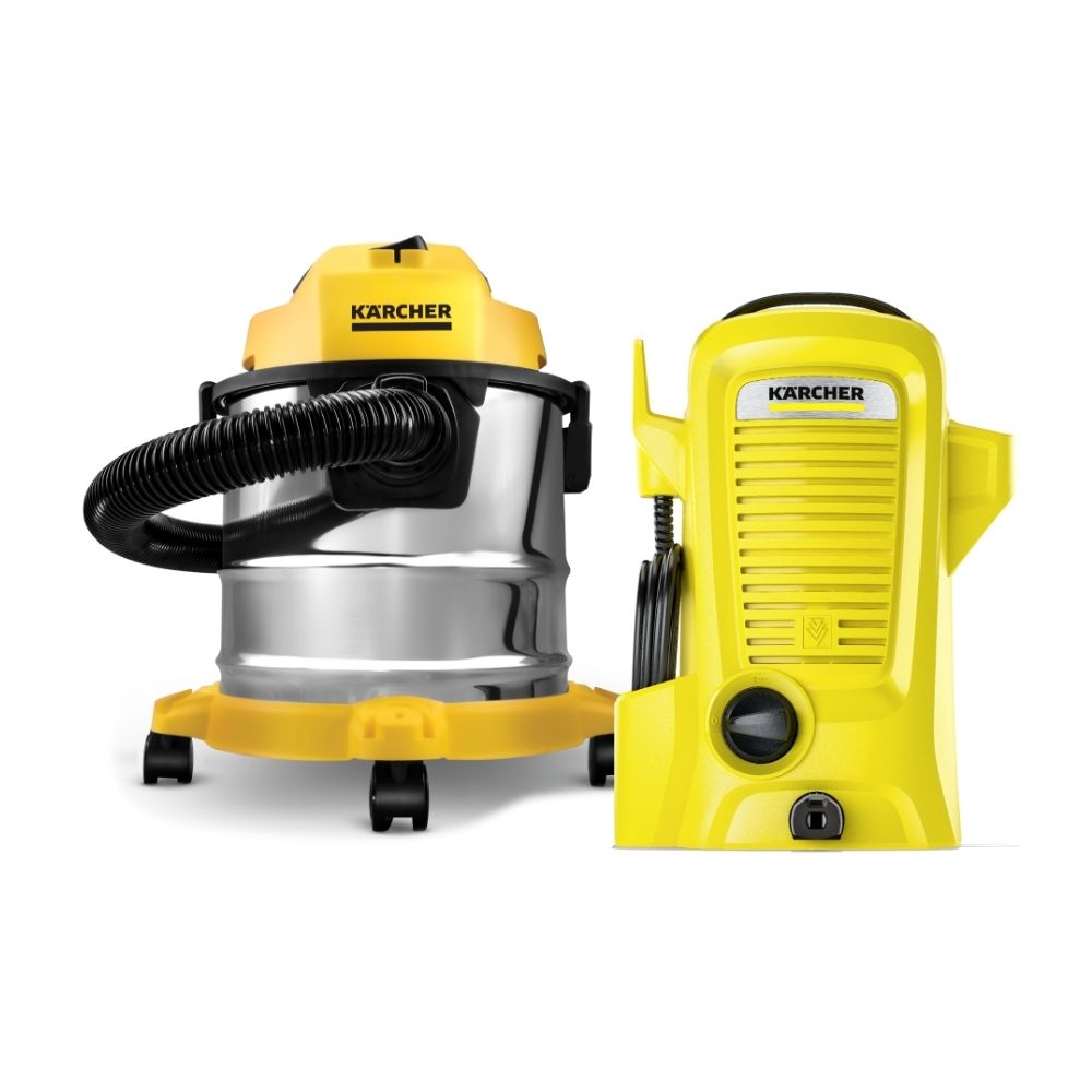 Combo Karcher: Hidrolavadora K2 + Aspiradora Wdl1s