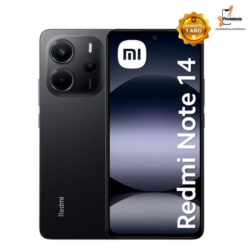 XIAOMI REDMI NOTE 14 8GB RAM 256GB ROM COLOR NEGRO OCASO