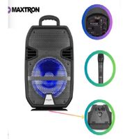 Parlante Portátil Maxtron MX 321BT Libidum 8"" con micrófono USB/BT/FM/SD