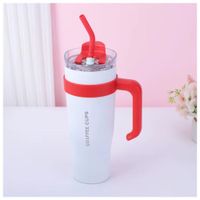 Vaso Térmico Tomatodo Termo Multiusos Frío Caliente Grande de 1.2L Blanco