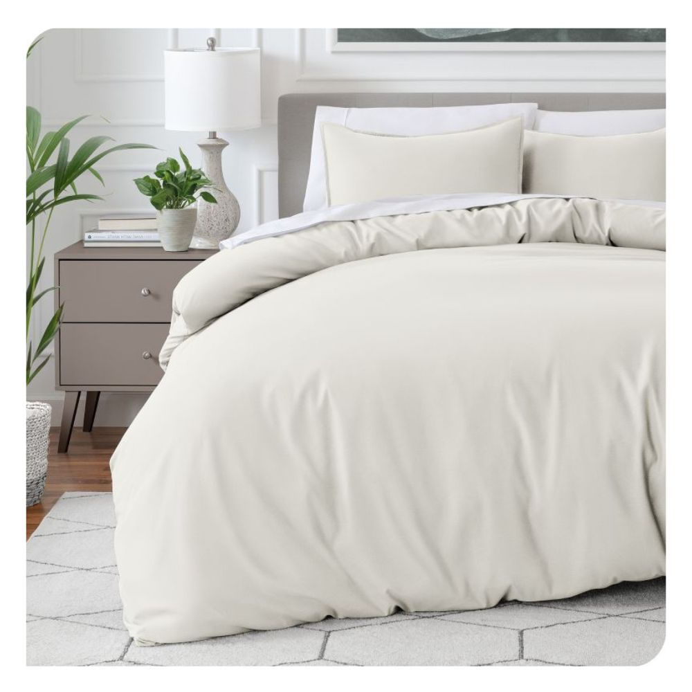 Funda plumón 100 % algodón bramante 1 plaza perla 200 hilos Lima Tienda