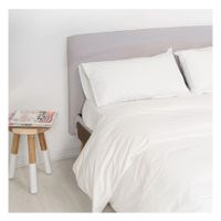 Funda plumón 100 % algodón pima 1.5 plazas blanco 300 hilos Lima Tienda