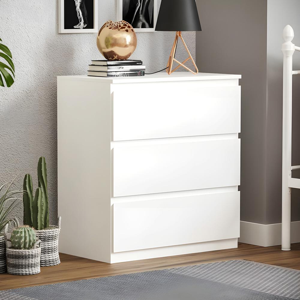 Cómoda Francine 3 Cajones Blanco Huk