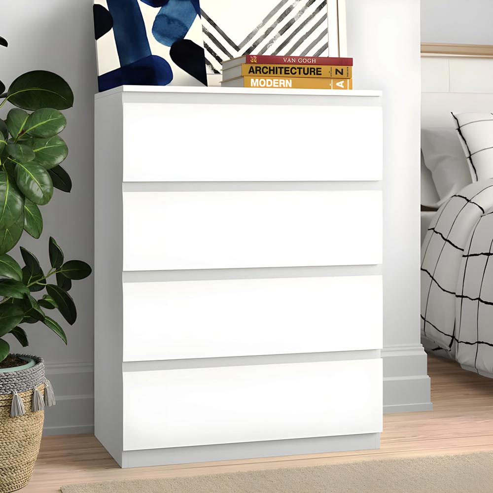 Cómoda Francine 4 Cajones Blanco Huk