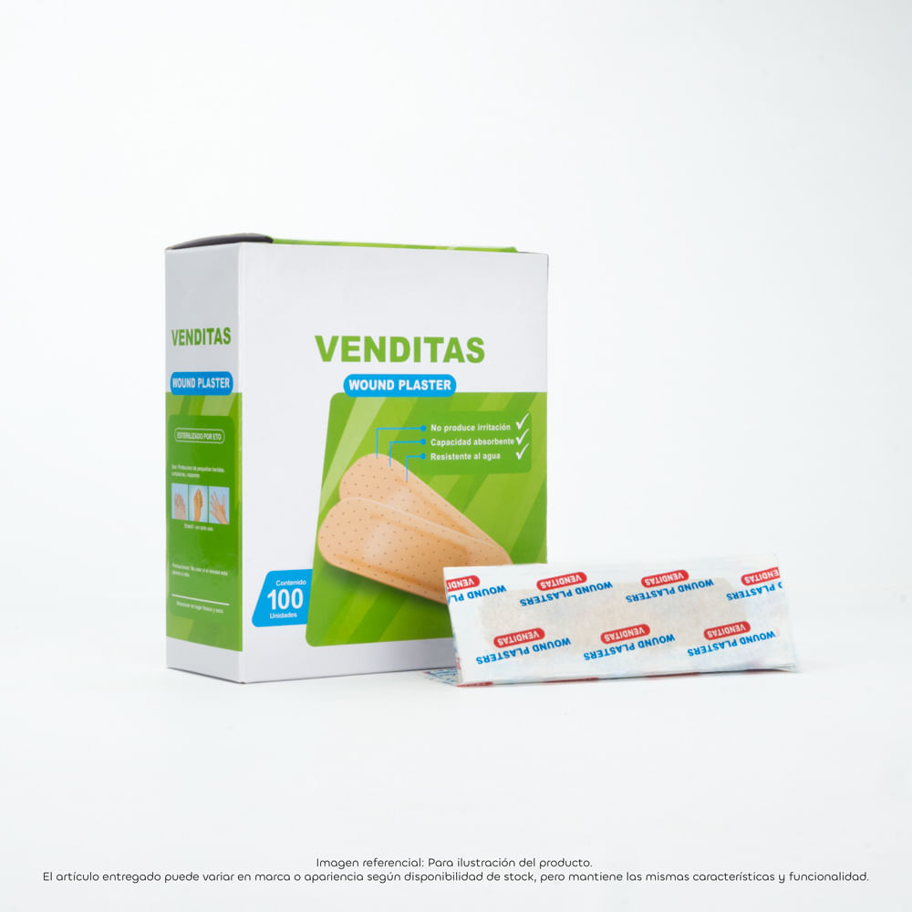 Venditas Curitas CAJA 100 UND