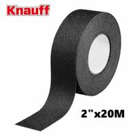 Cinta 20 mt Antiderrapante Antideslizante Negro 50mm c/abrasivo Knauff