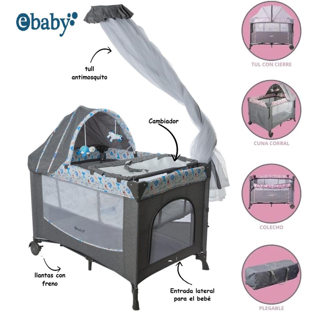 Cuna Corral Mecedora Dacora Ebaby 750-1 CC