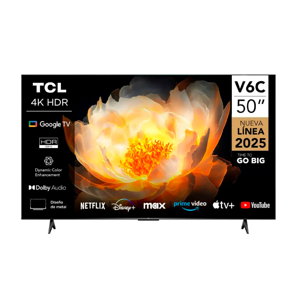 Televisor TCL Smart UHD 4K 50 Google TV 50C6V