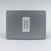 CHICHARRA O ZUMBADOR DE TIMBRE SIMPLE SINTHESI S33 PLACA PLATA Y DADO BLANCO