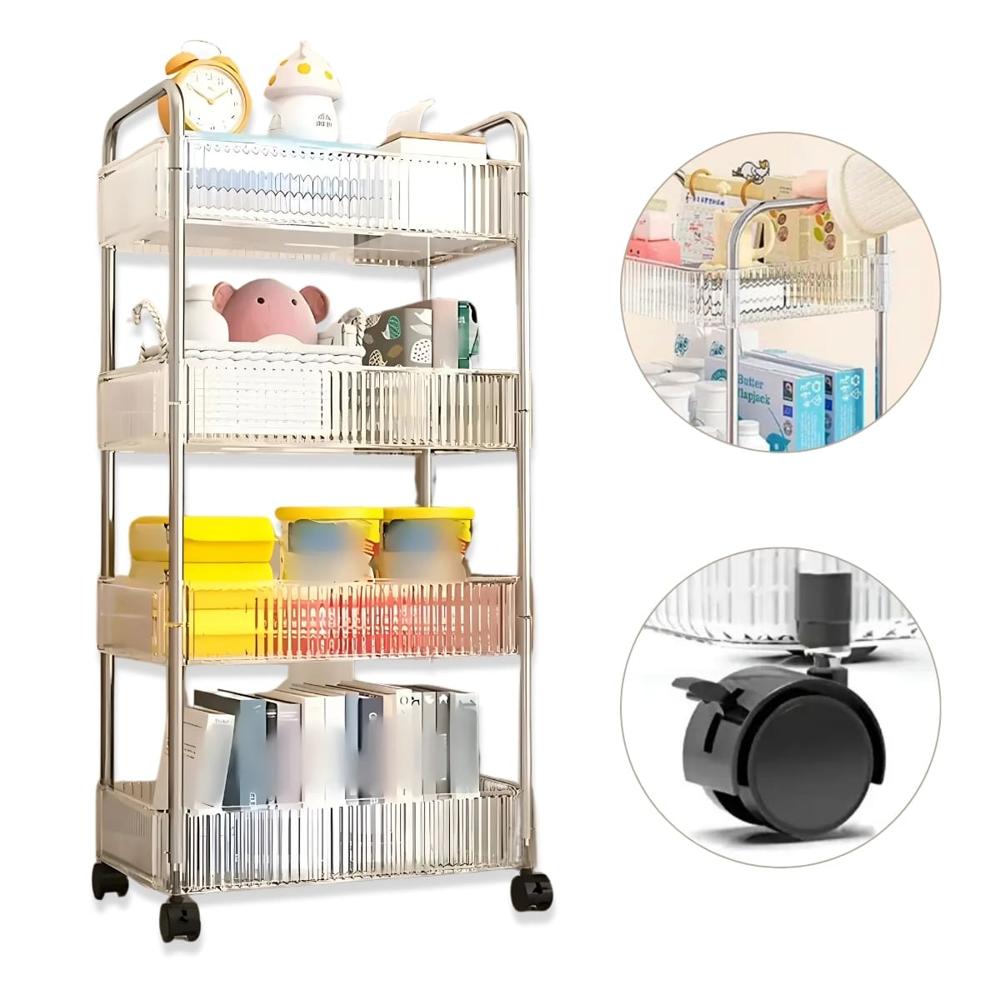 Carrito Organizador Multiuso de 4 Niveles Zara  310011