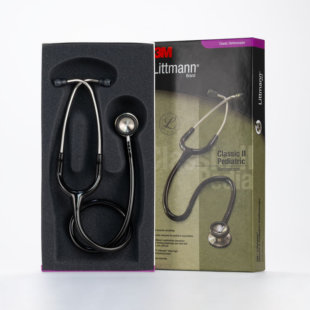 Estetoscopio Littmann Classic II Pediátrico Negro 2113