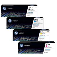 Kit Toner HP 201X Negro Cyan Magenta Amarillo
