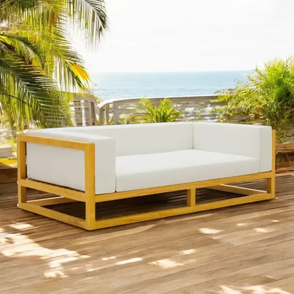 Sofá de Terraza de Madera para 2 Personas Cóndor Movenda