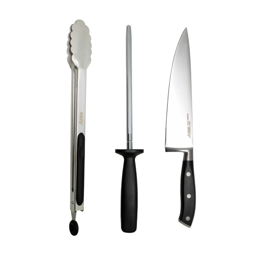 Set Parrilero de 3 Piezas con Funda Wayu