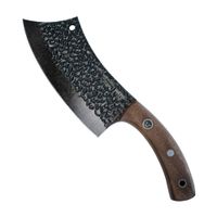 Cuchillo Chopper Wayu Rustic Collection con Funda de Cuero