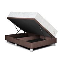 Cama Boxet Paraíso Pocket Max Queen Chocolate
