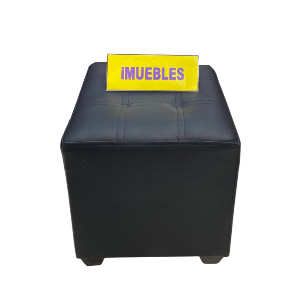 Asiento Modular Puff. Práctico y cómodo color Negro
