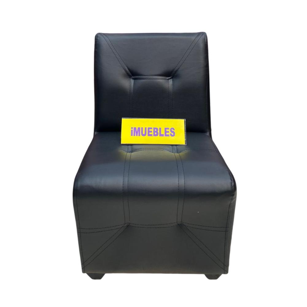 Sillón Individual Sillón Modular Sillón de espera color Negro