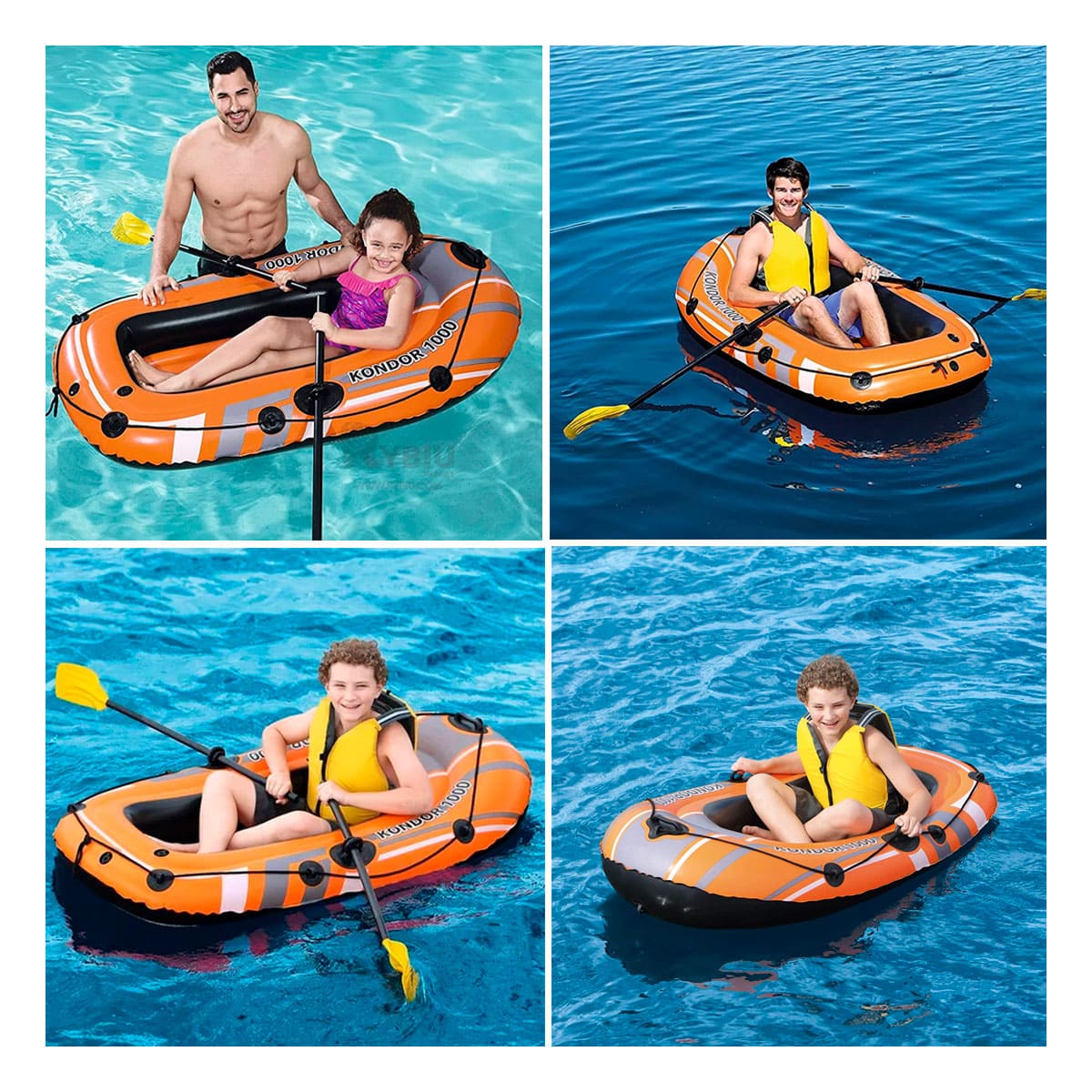 Bote Inflable para 1 persona Chico Y+Papel de Regalo