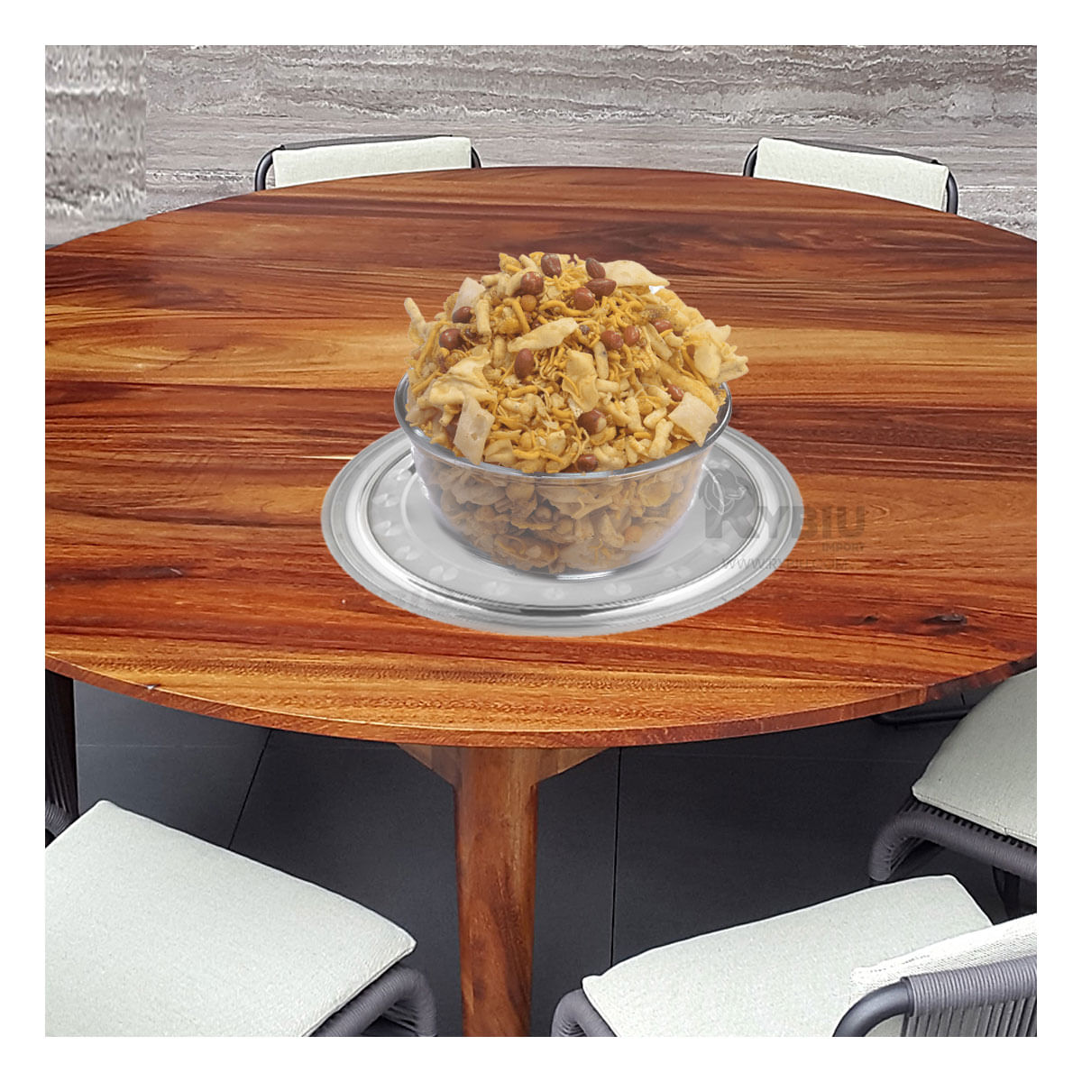 Bandeja para Alimentos 40 x 40 cm de Acero Y+Stickers