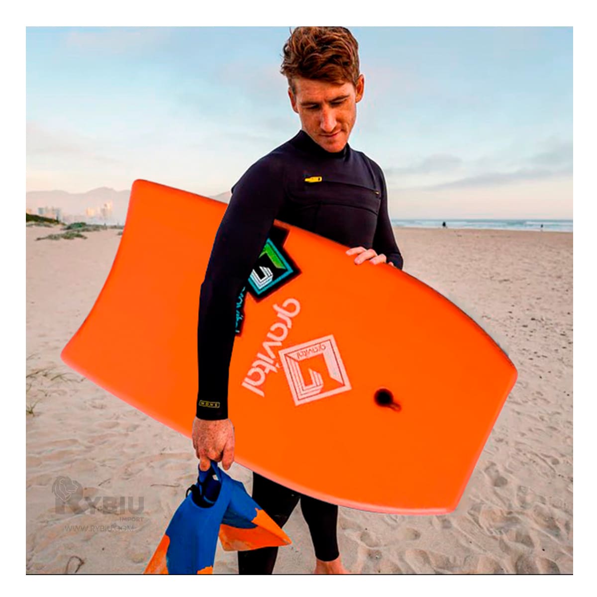 Bodyboard Innovadora de Color Anaranjado Y+Agendita