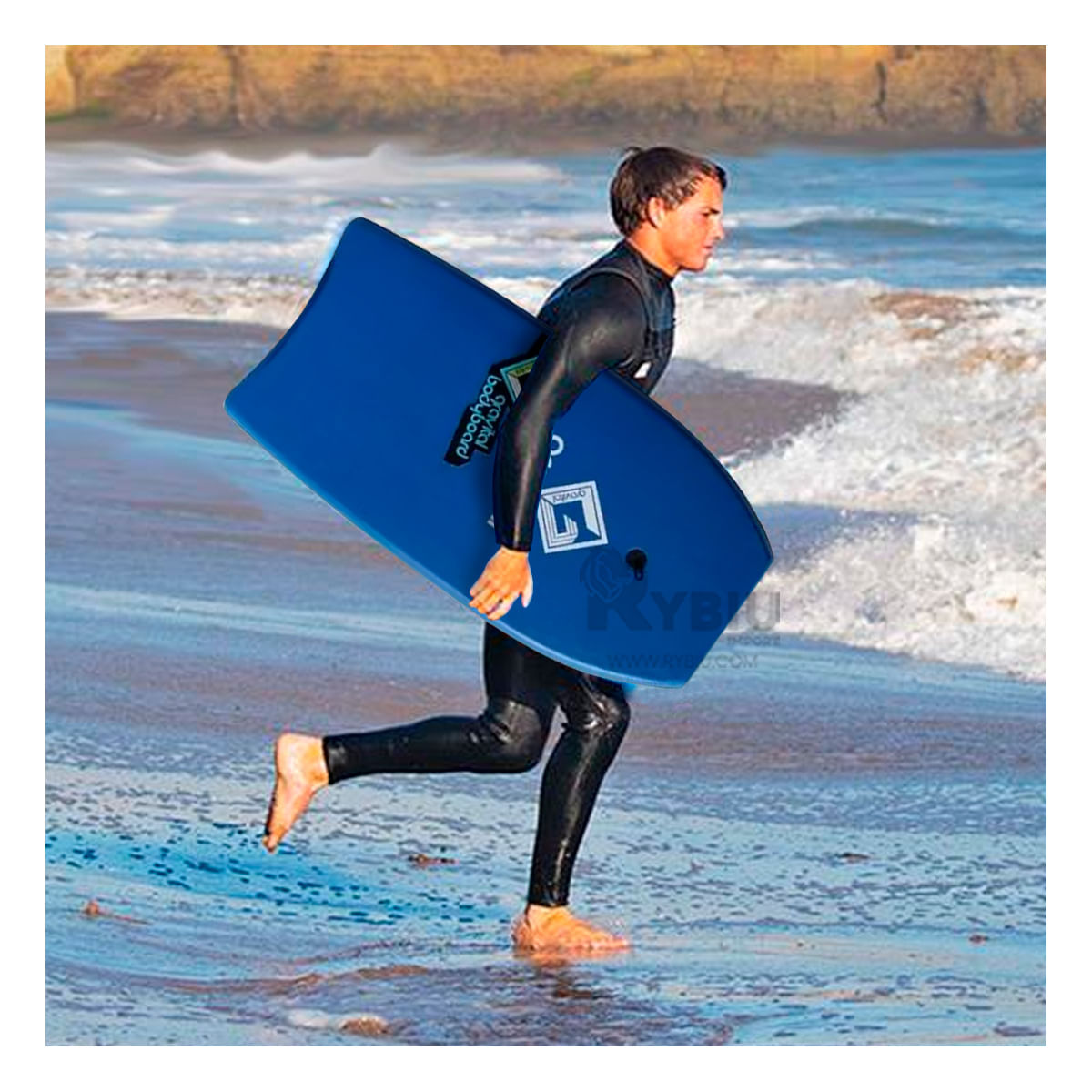 Bodyboard Ergonomica para Deporte en Azul Y+Papel de Regalo