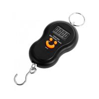 Balanza de Mano Digital LCD 50 kg Bascula Profesional Maletas Negro