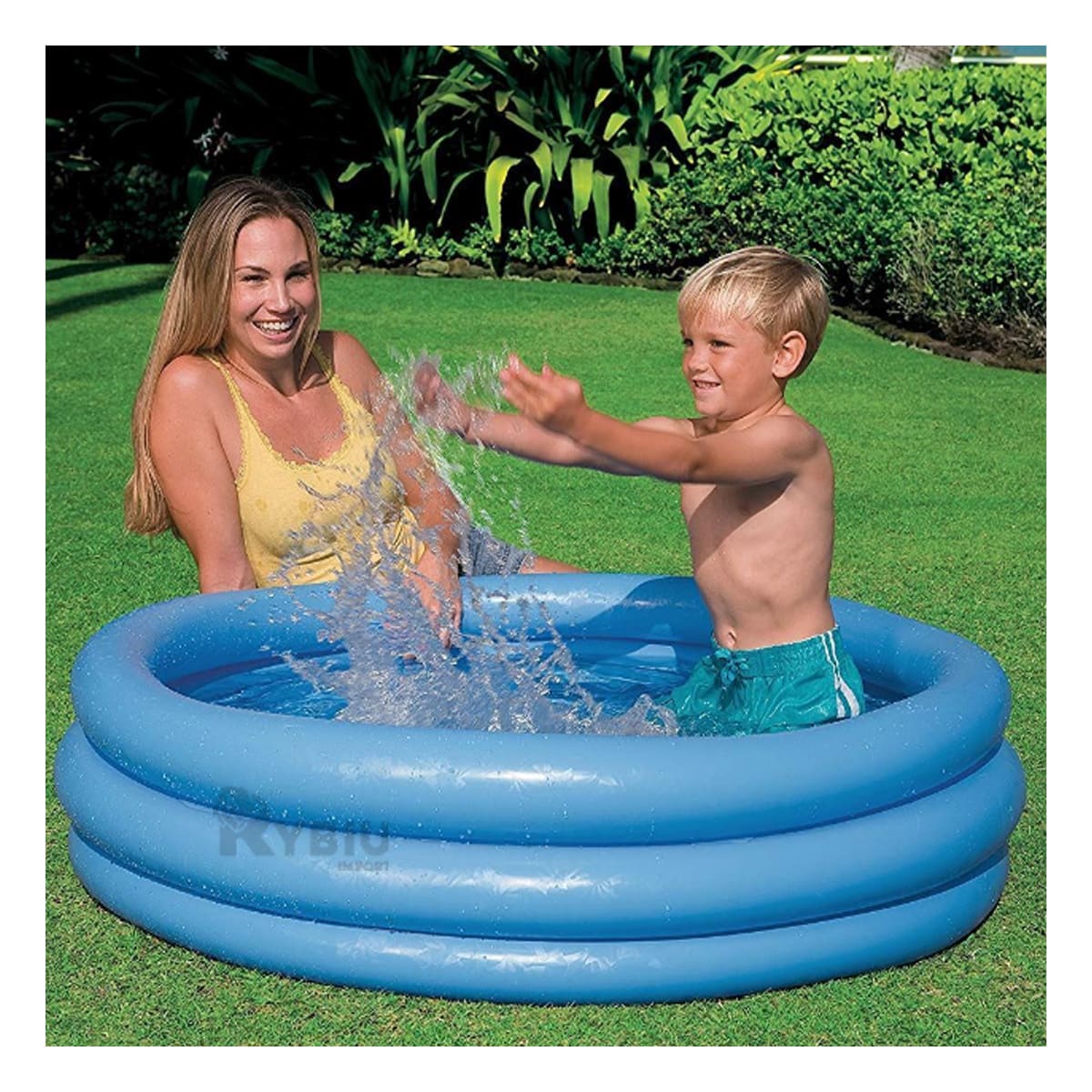 Piscina Inflable de 114 x 25cm para Niños de Color Azul