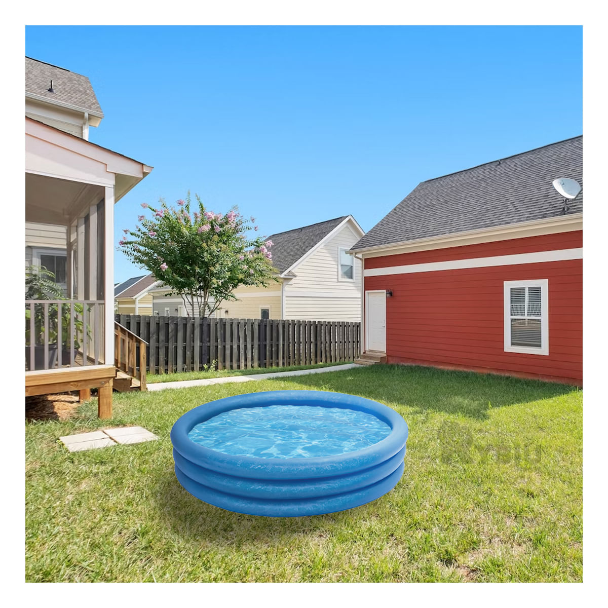 Piscina Inflable para Niños de Color Azul