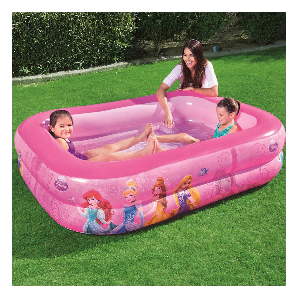 Piscina Resistente Diseño Princesa en Color Rosado