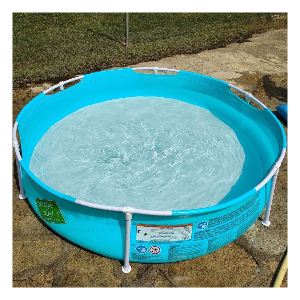Piscina para Aprender a Nadar de Color Celeste Y+Agendita