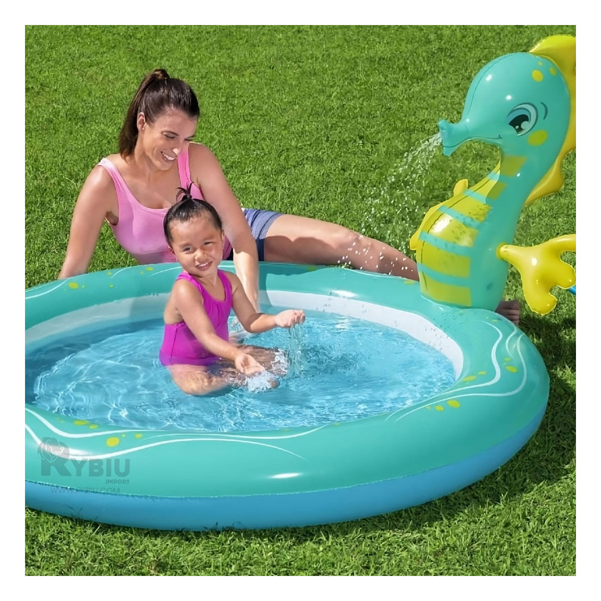 Piscina para Niños de Caballito de Mar Y+Agendita