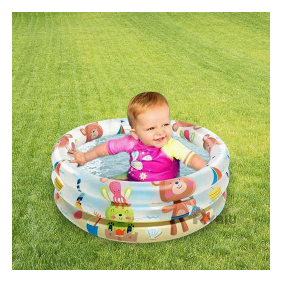 Piscina de Ositos para bebes en Multicolor Y+Stickers