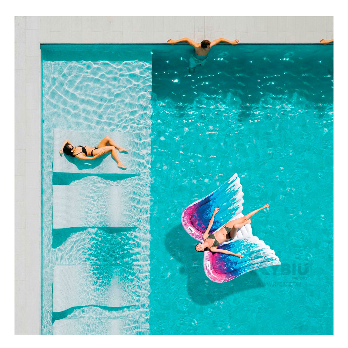 Flotador Grande para Playas en Multicolor Y+Papel de Regalo