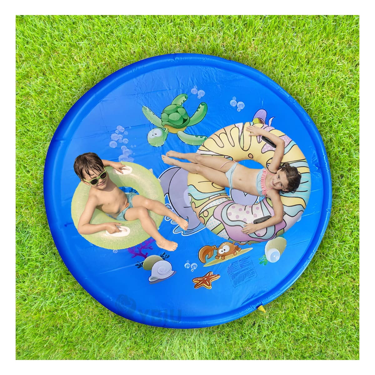 Piscina Pileta Moderna para Niños de Color Azul