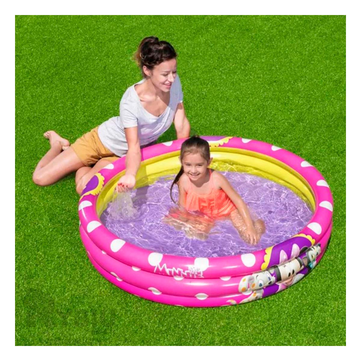 Piscina Resistente Diseño Minnie Color Rosado 91079