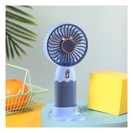 Ventilador Facil de Transportar de Color Azul Y+Agendita