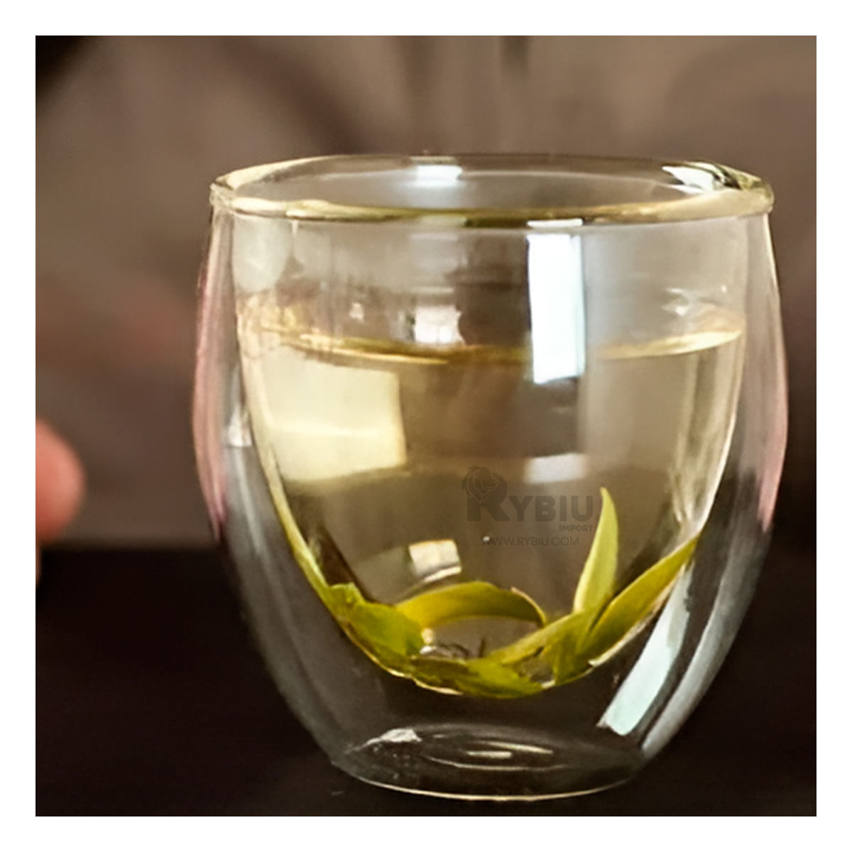 Vaso Doble Capa para Bebidas 460ML Transparente