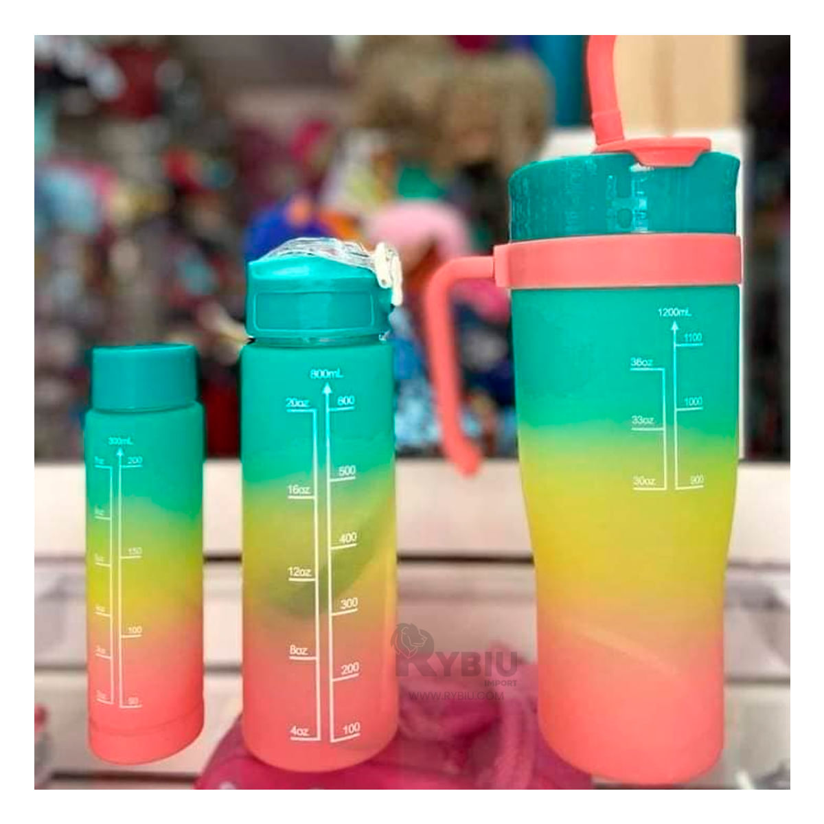 Tomatodo Set de 3 con Figuritas 2D Verde Y+Papel de Regalo