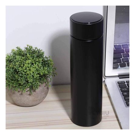 Termo Inteligente Digital de Color Negro Y+Papel de Regalo Termo Inteligente Digital de Color Negro Y+Papel de Regalo