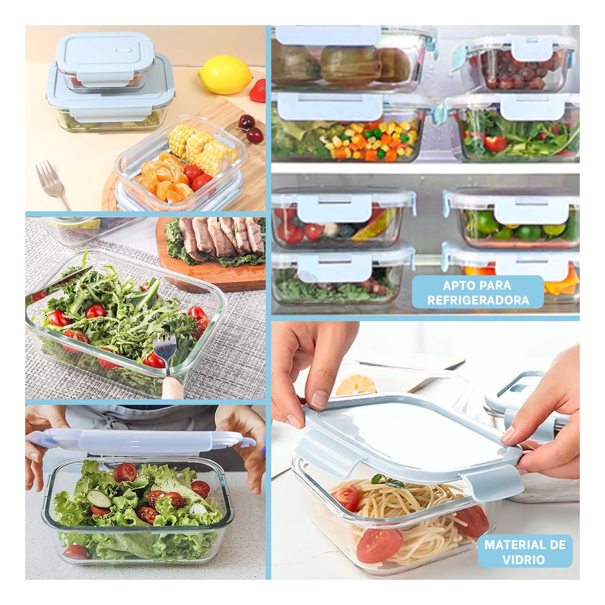 Taper con Ajuste Hermetico Modelo de Tono Celeste Y+Stickers