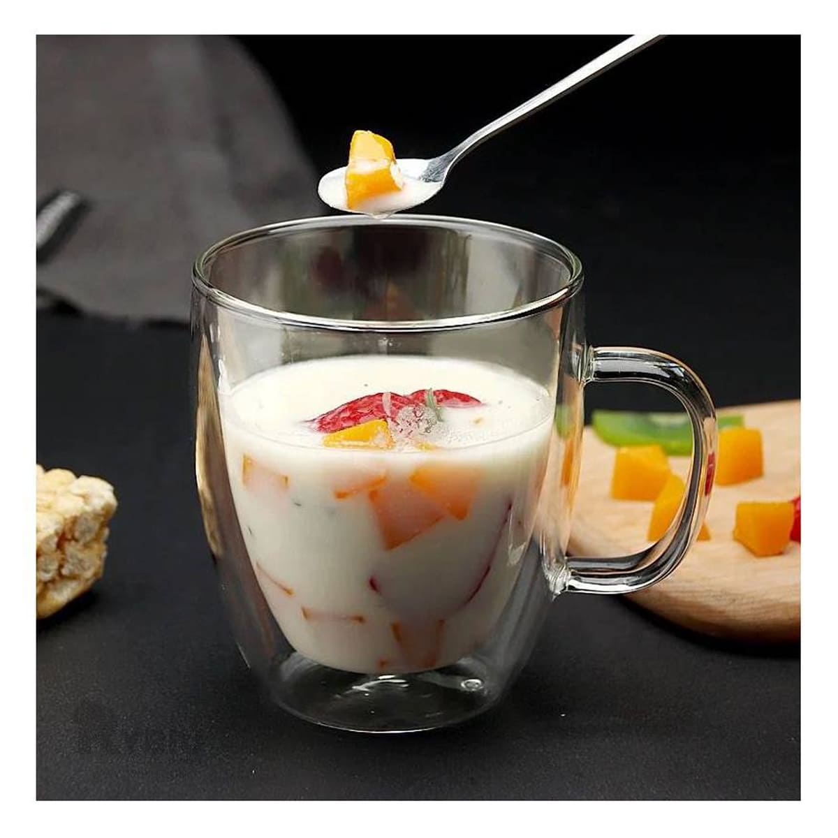 Taza Resistente y Estilizada Transparente Y+Agendita