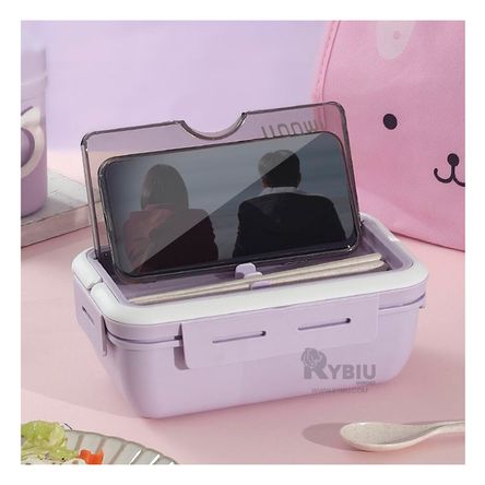 Taper Lunch Box de 1100 ml con Cubiertos en Tono Morado Taper Lunch Box de 1100 ml con Cubiertos en Tono Morado