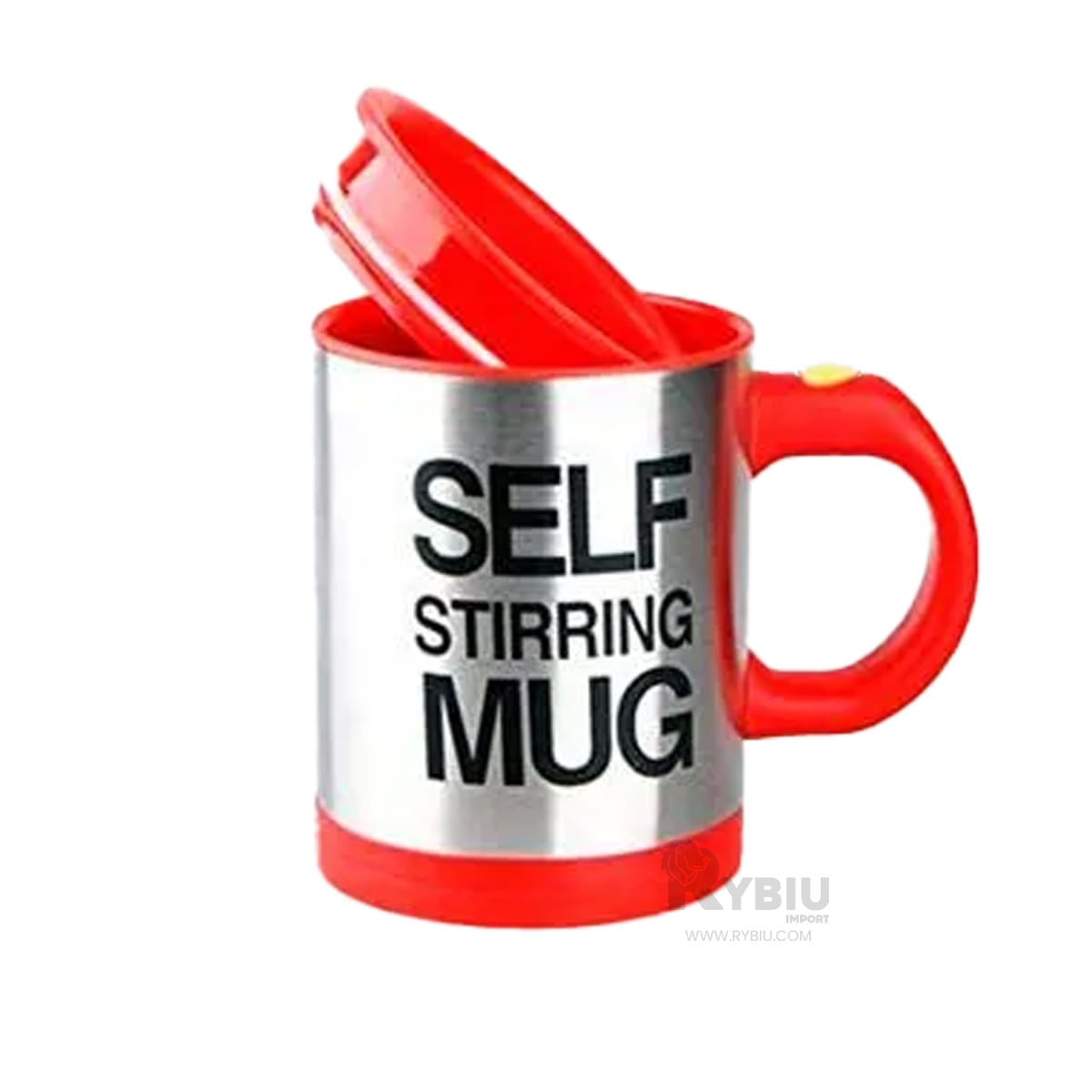 Taza para Mezclar en Color Rojo Y+Stickers